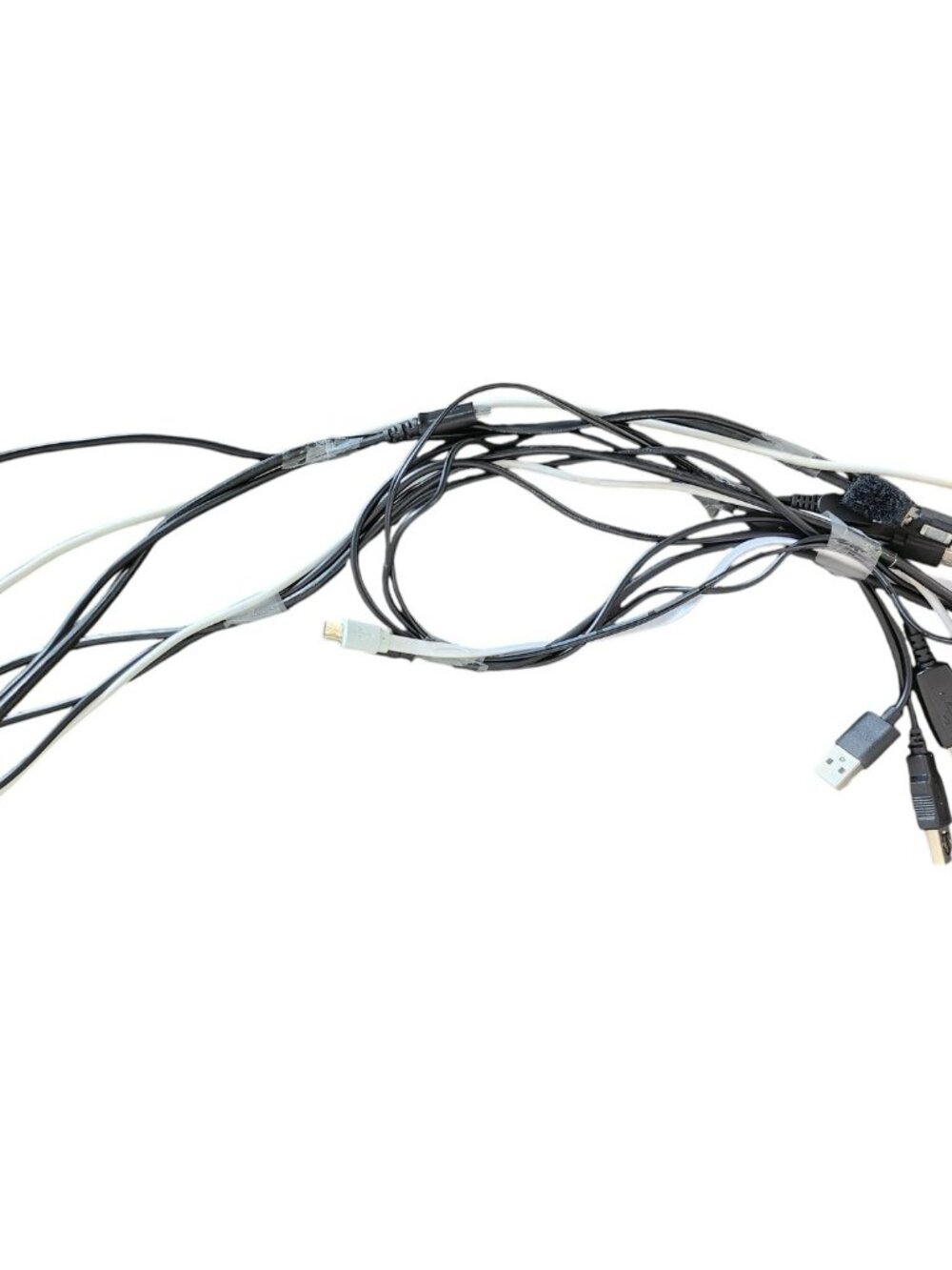 Bundle of 10 Assorted Micro USB Charging Cables